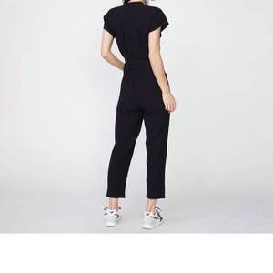 Nwt monrow gauze relaxed jumpsuit in black